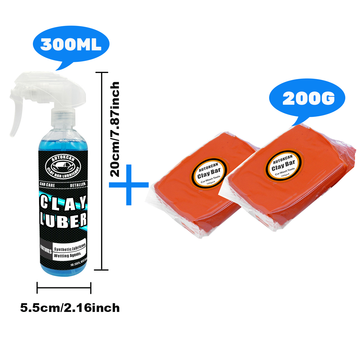 Clay Bar Lubricant - Barra de argila para carro detalhando,