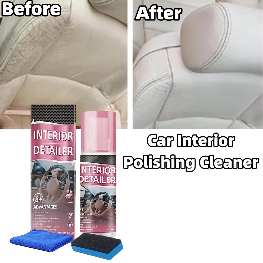 Leather Cleaner Interior - Limpa Interiores de Carro 100ml, Spray
