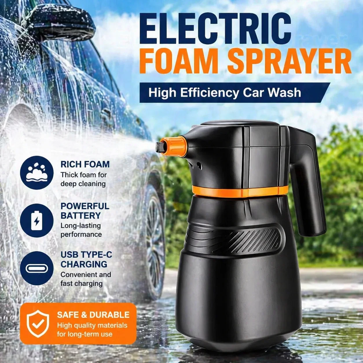 Pulverizador de Espuma Elétric - Foam Cannon Car Wash avaliação e preço